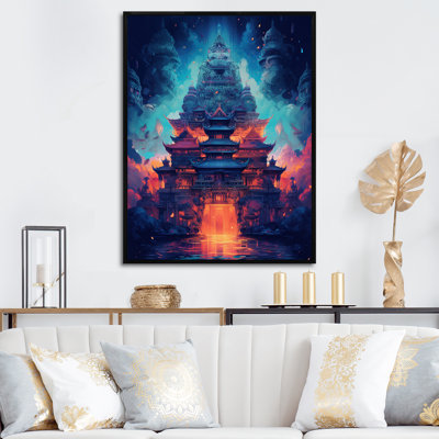 " Magical Buddhist Temple Dreamscape "