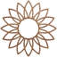 Médaillon de plafond en bois Daisy-59356314-59356296