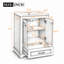 Meuble-lavabo 24 po avec lavabo en céramique, armoire de rangement autoportante moderne avec poignées, portes à fermeture douce-126278375
