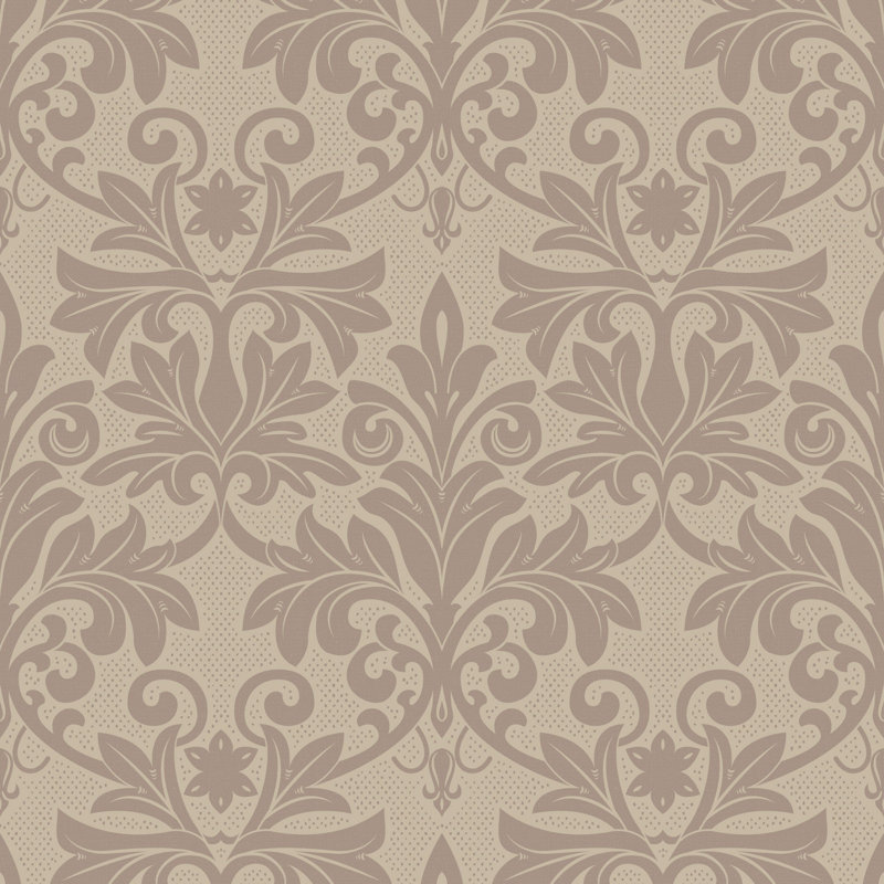 Papier peint en argile rouge rococo