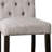 19'' H Tufted Linen Upholstered Parsons Chair