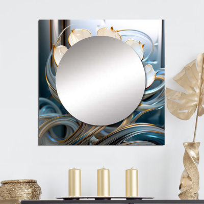 Art mural miroir de salon Fradin - Abstract Botanicals