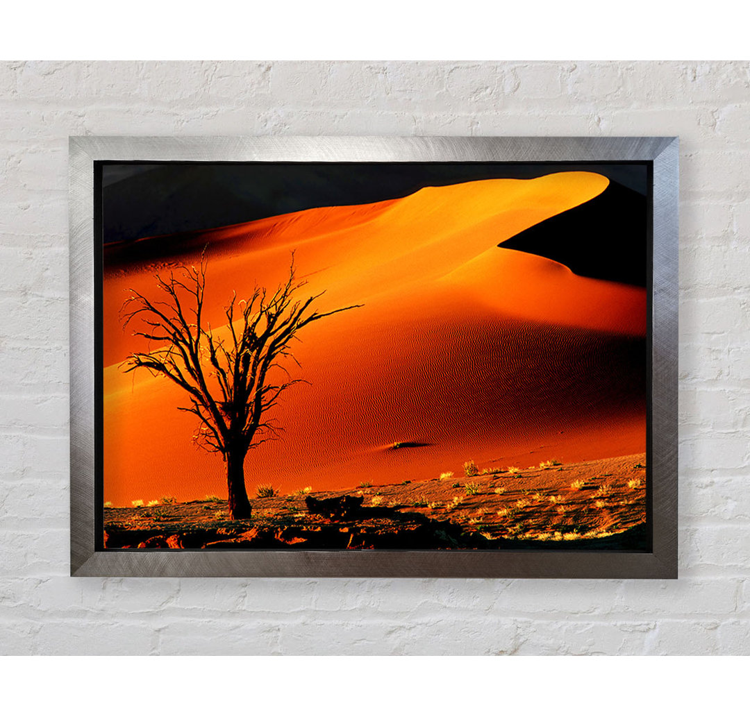 Kunstdruck Red Desert Tree