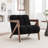 Bula Solid Wood Upholstered Armchair-1918557566