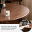 Table de salle à manger ronde en bois massif-736576266-725559705