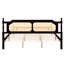 Très grand lit avec tête de lit et fabrication en bois de pin, couleur et rangement supplémentaire-184319270