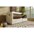 Twin Size Beige Velvet Upholstered Daybed With Hydraulic Storage, & Type - C Charging, Wooden Slats, And Back For A Practical Bedroom Furniture Back, Bed Frame Without Mattress, Convenient Charging-2121221362