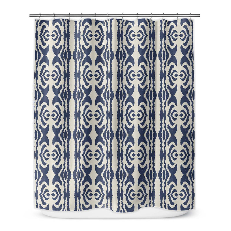 Rideau de douche simple Ikat, H 90 po x l 70 po