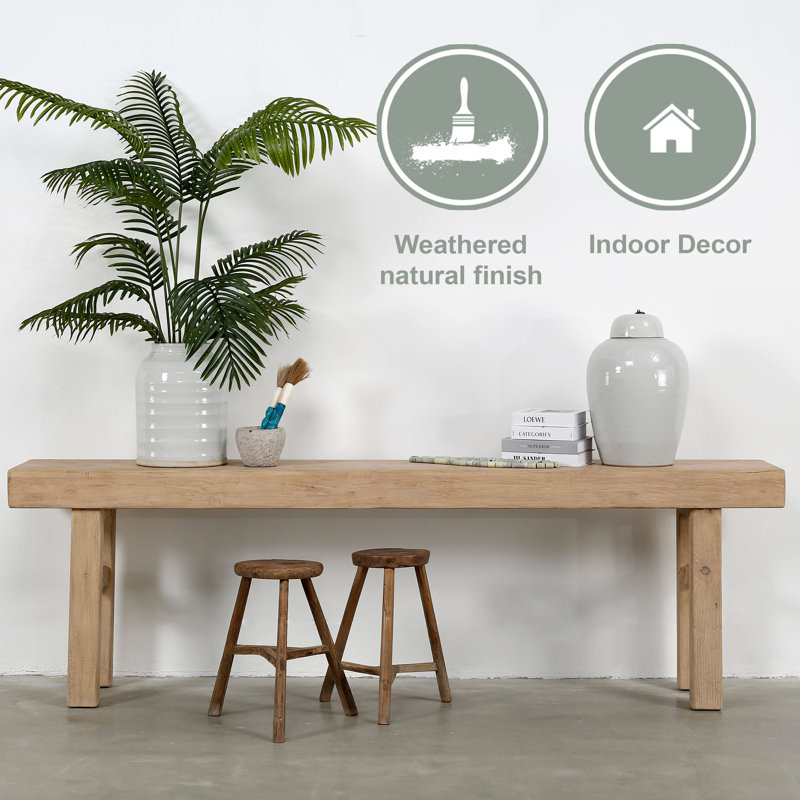 Capri 100'' W Solid Wood Console Table