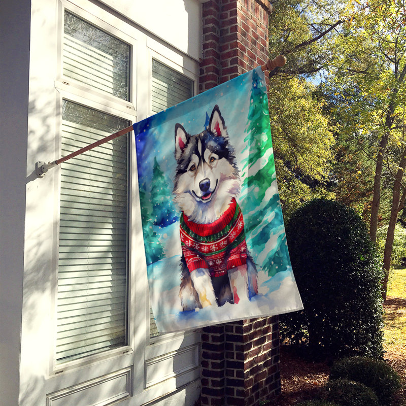 Double Sided Polyester Christmas, 40'' H x 28'' W