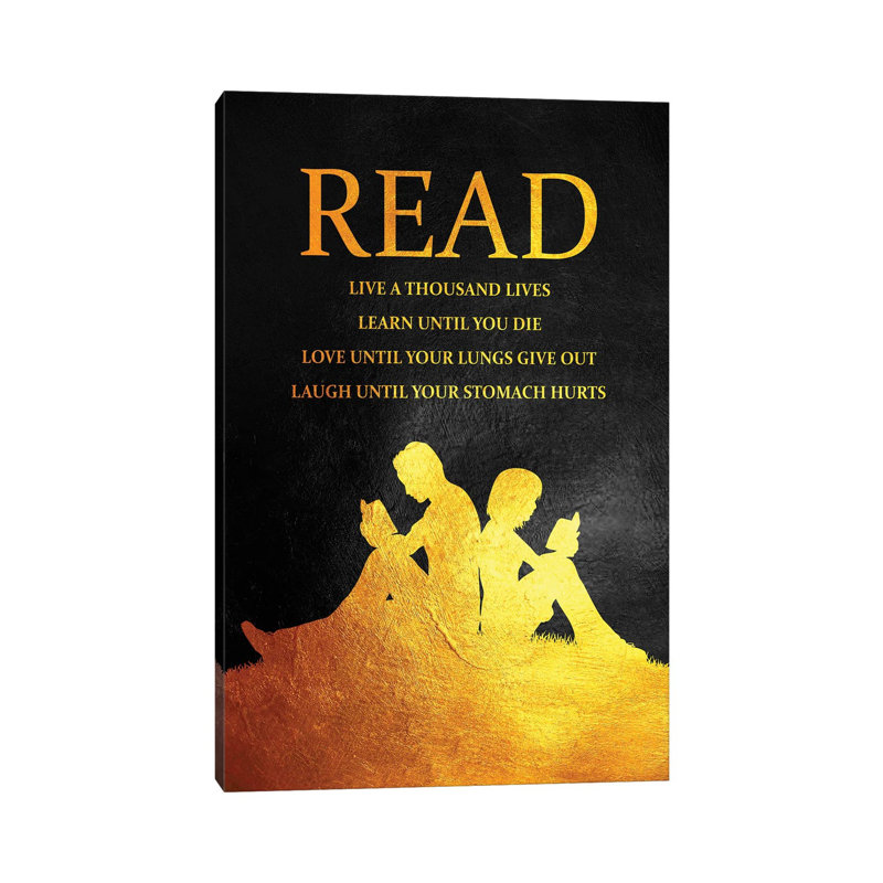 Reading Motivation by Adrian Baldovino - Wrapped Canvas Print, 66.04 cm H x 45.72 cm W x 3.175 cm D