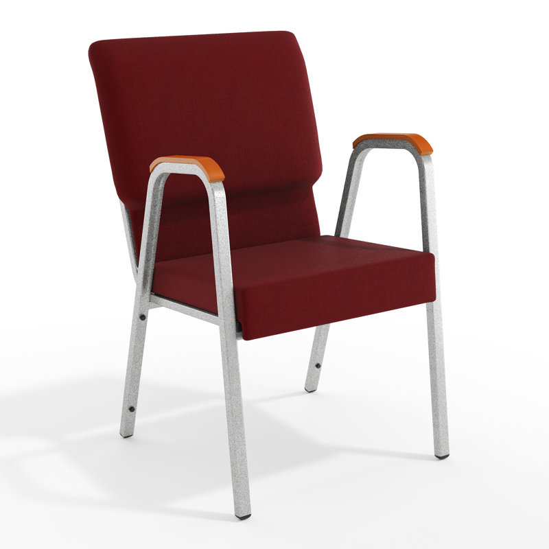 Chaise de jardin empilable avec accoudoirs Judea, Bourgogne