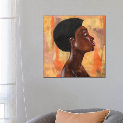 I Luv My Hair by Fred Odle - Wrapped Canvas Painting