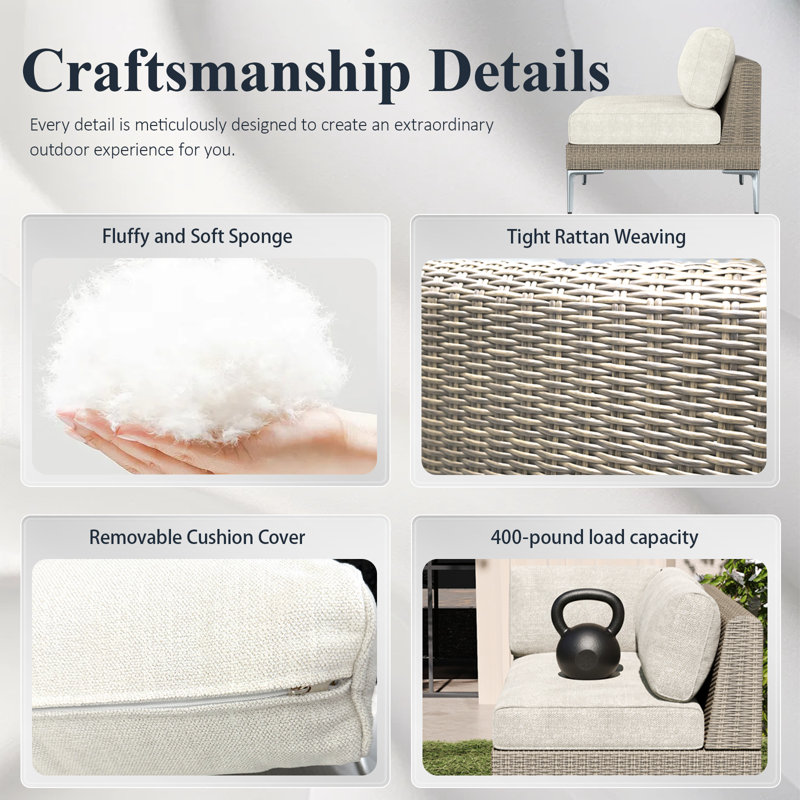 Sectional Seating Group, Beige