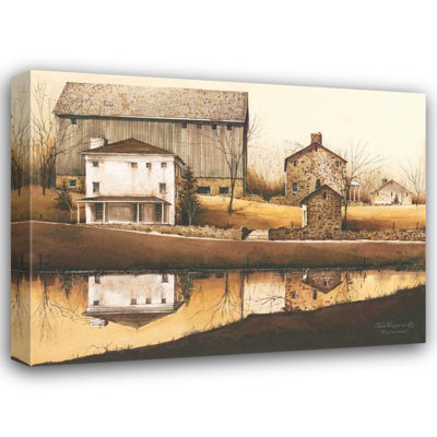 Winston Porter Rossini, John Gallery Wrapped Canvas Art Titled: Reflections of Stucco and Stone