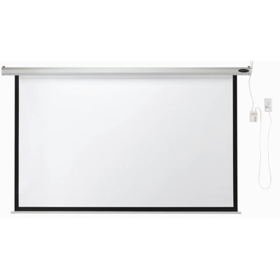 Écran de projection blanc mural / électrique