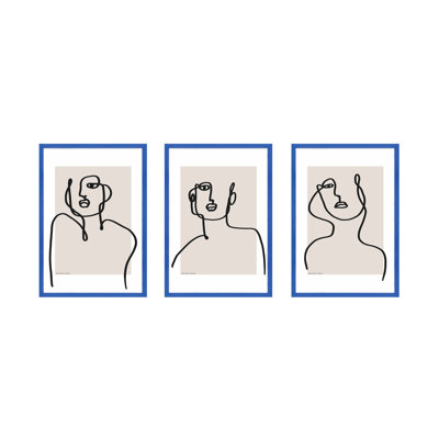 Romina Gadler "Figure and Form" 3-Piece Print Set
