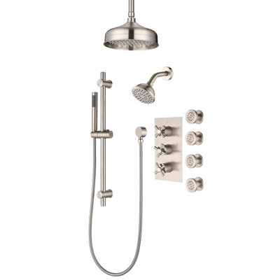 Complete Shower System with Rough in-Valve