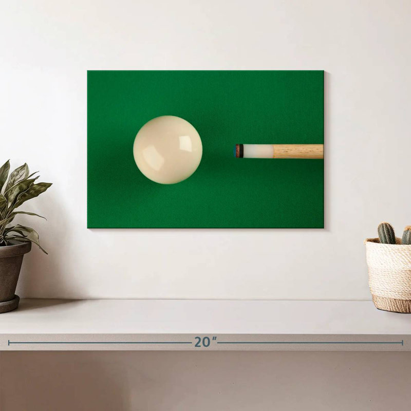 Cue Ball Pool, 8" H x 12" W
