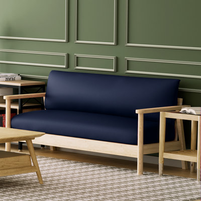 Housse pour canapé-lit réversible en tissu de polyester réversible avec fermeture à glissière 3 côtés