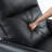 Power Swivel Rocker Recliner Chair For Adults, 270° Swivel Rocking Recliner Chair,Electric Small Recliners For Small Spaces, Single Sofa Recliner For Living Room, Bedroom,RV (Black PU)-1824745101