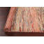 Tapis multicolore noué à la main de conception unique 2 pi 8 po x 4 pi 1 po
