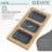 Kitchen Sink Bamboo Serving Board Set With 3 Collapsible Containers-57806446