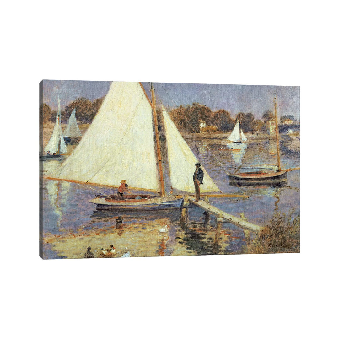 The Seine At Argenteuil, 1874 by Pierre-Auguste Renoir - Painting on Canvas