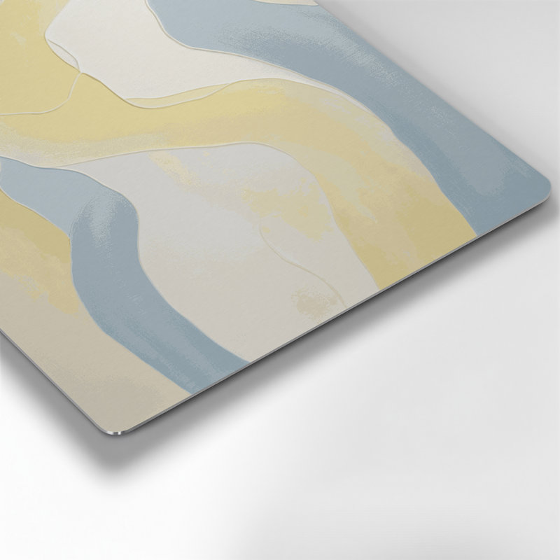 Art mural abstrait gris figuratif 65, H 20 po x l 30 po