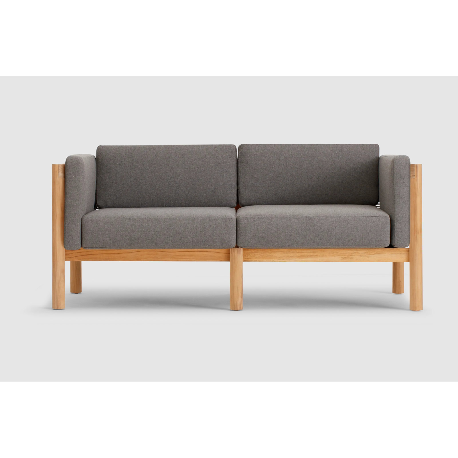 Haven 66" Sunbrella® Patio Loveseat, Sunbrella Greystone