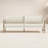 Naomie Acacia Solid Wood Patio Sofa