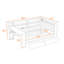 Lit plateforme en bois avec tablettes, station de recharge, bureau et 2 tiroirs-1757018585-1756918830