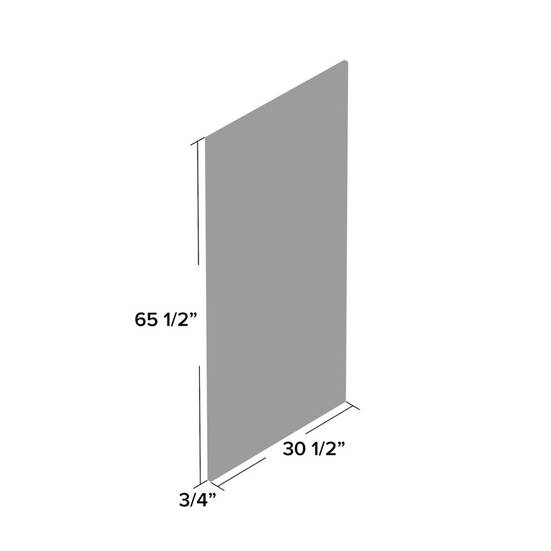 Miroir Delmi, H 65,5 po x l 30,5 po, Argent