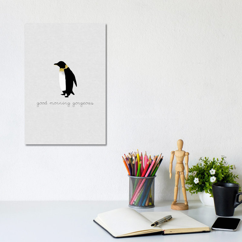 Good Morning Gorgeous 1 Piece Wrapped Canvas Wall Art, 20.32 cm H x 30.48 cm W