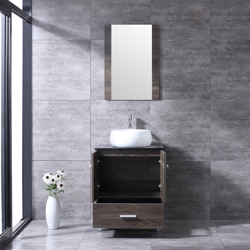 Ensemble de meuble-lavabo simple 24 po avec miroir Aldi