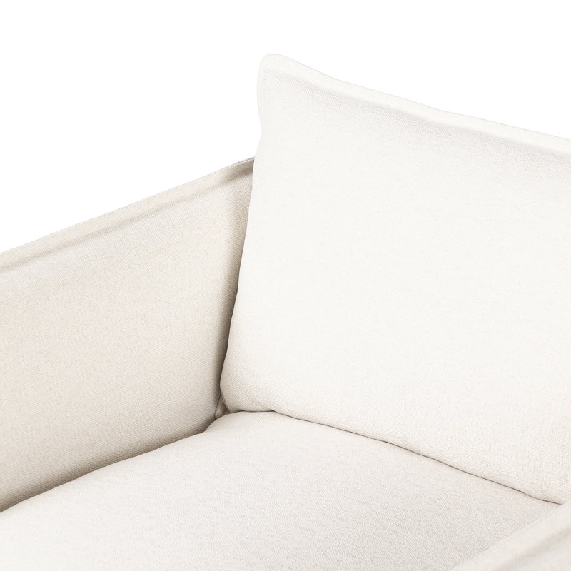 Andre Swivel Armchair, Alessi Linen Polypropylene/Olefin