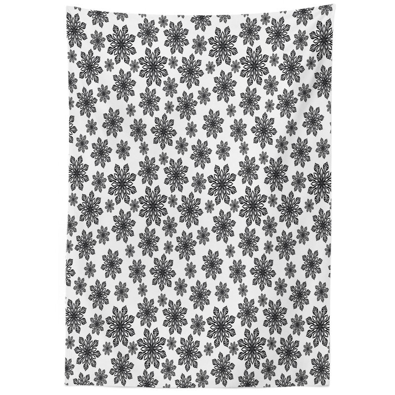 Geometric Christmas Tablecloth, 84" x 60"
