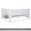 Lit de jour en bois avec 2 tiroirs, lit de jour avec tablette de rangement et ports de chargement USB, blanc-1064458111-1064458110