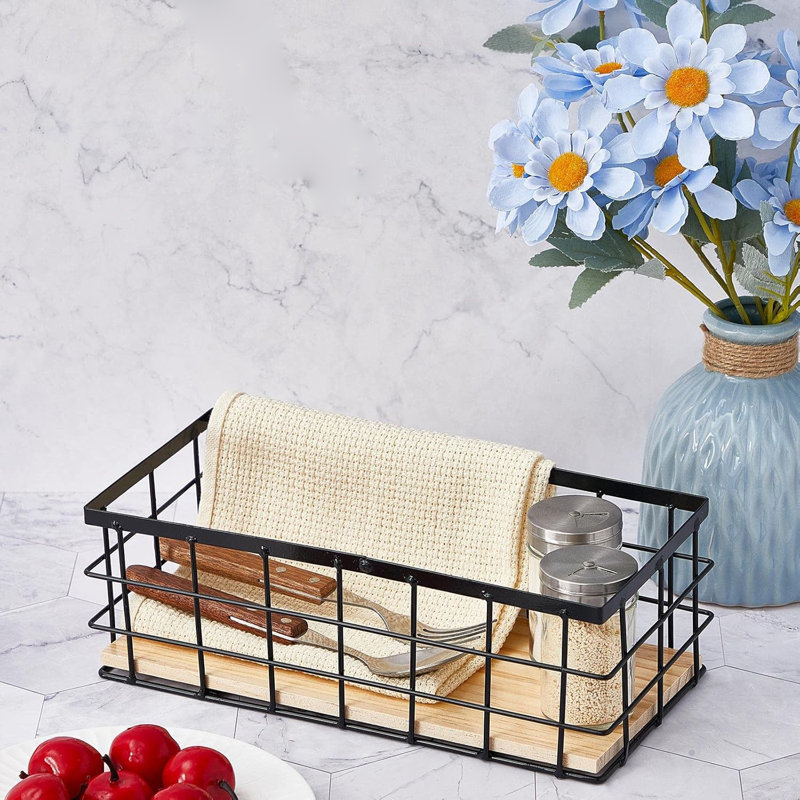 Metal Small Wire Basket Wall Mounted Wire Basket
