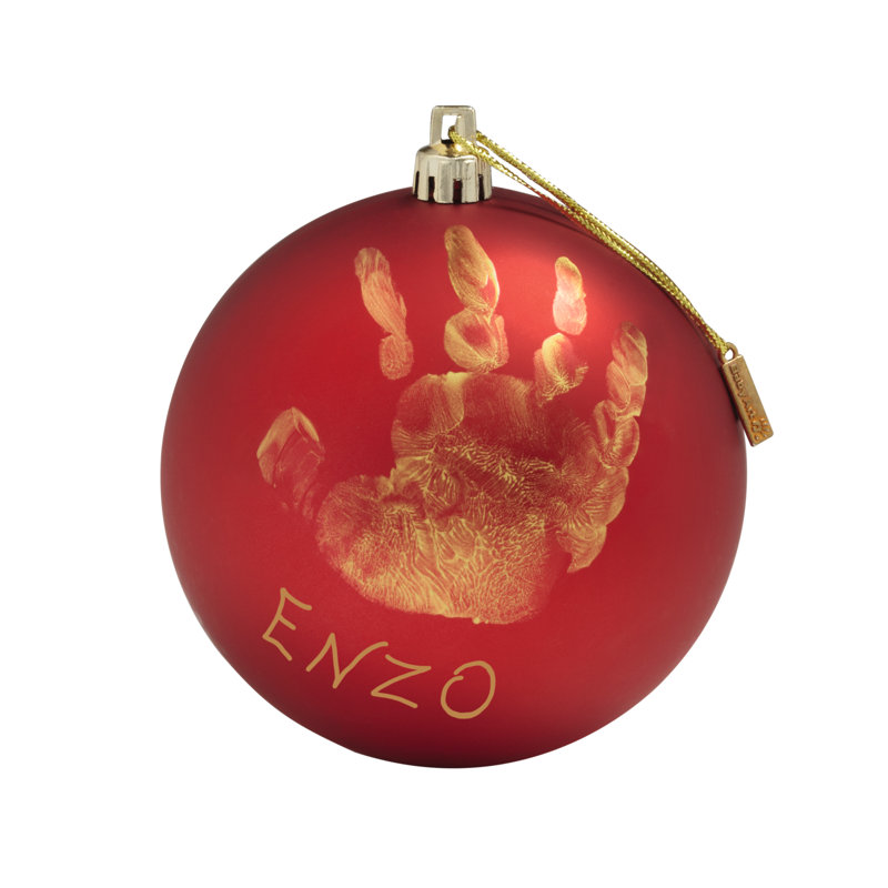 11cm People Bauble, Red