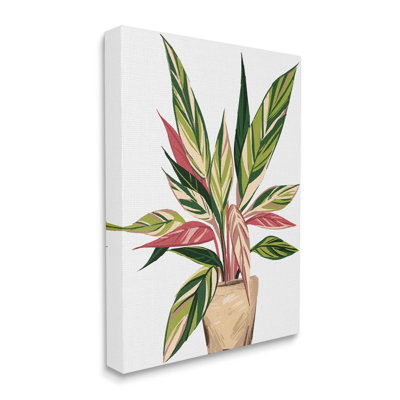 Art moderne sur toile, feuilles de plantes modernes par Ziwei Li