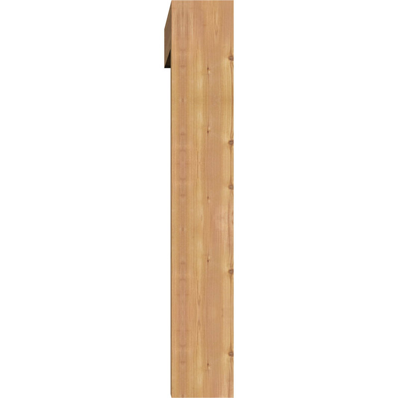 Support Westlake Block avec support décalé, 48 X 48, Cèdre rouge occidental de l 7 1/2 po (lisse)