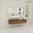 " Wall-mounted Bathroom Vanity With Resin Sink, Soft-close Drawer, And Elegant Floating Mount Design For Modern Style