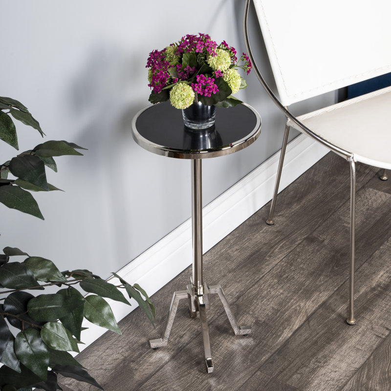 Sash Metal & Marble Side Table