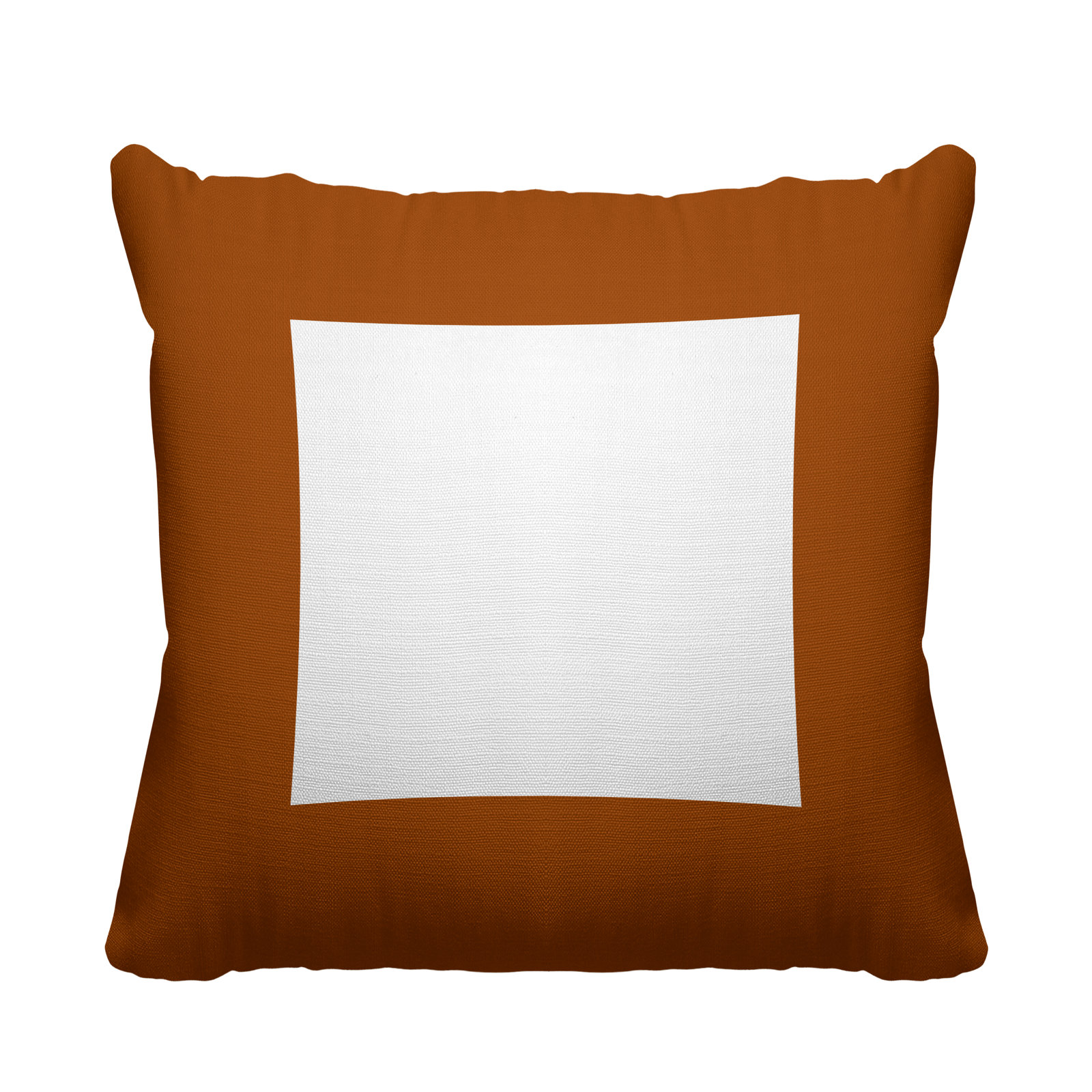 Luella Geometric Indoor/Outdoor Throw Pillow, 15W" x 15H", Burnt Orange