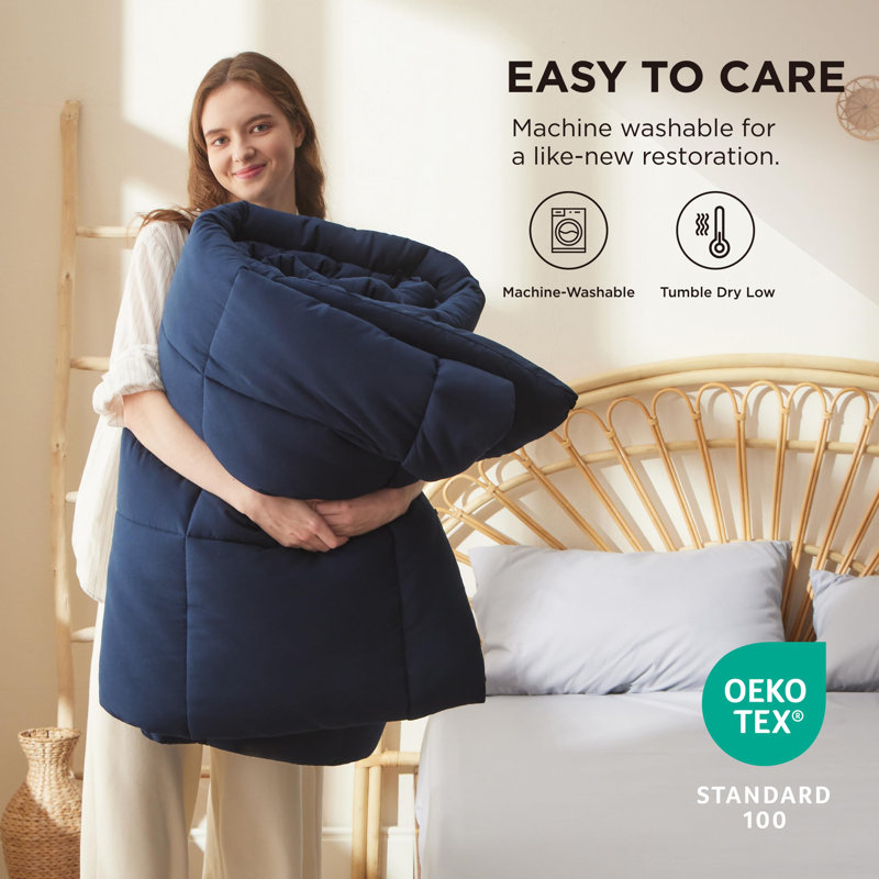 Bedsure Comforter Duvet Insert - Quilted Comforters, Oversized King