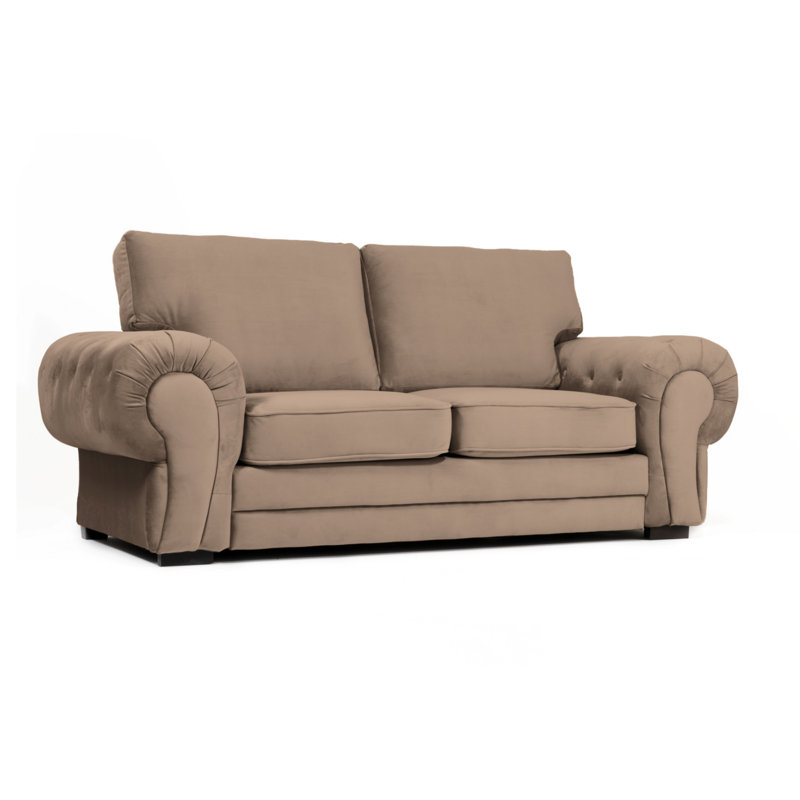 Fonda 2 - Piece Velvet Living Room Set, Brown