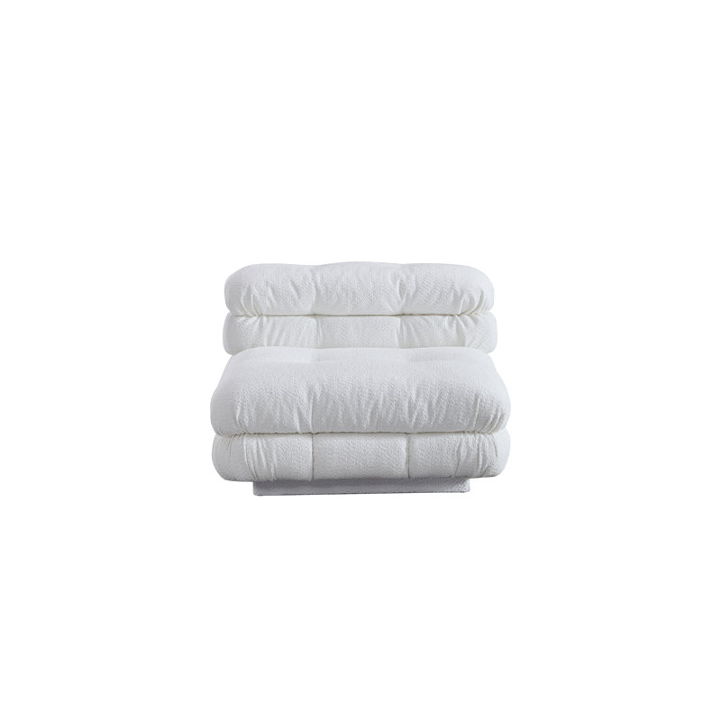 Chaise Lowell, Tissu blanc