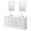 Meuble-lavabo double autoportant Deborah avec plateau en quartz-92725377-92725378-92725379