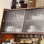 Buffet en bois massif noir